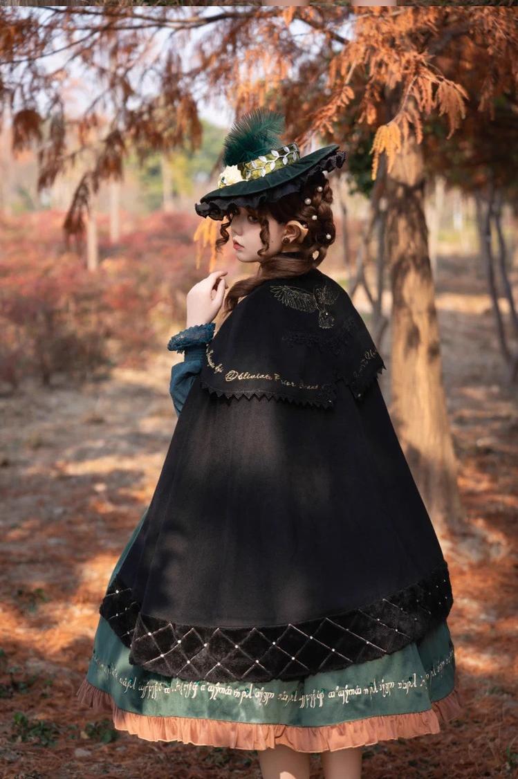 Twin Trees' Celestial Glow - Classic Lolita Bust-Supporting JSK, Plus Size 44508:810832