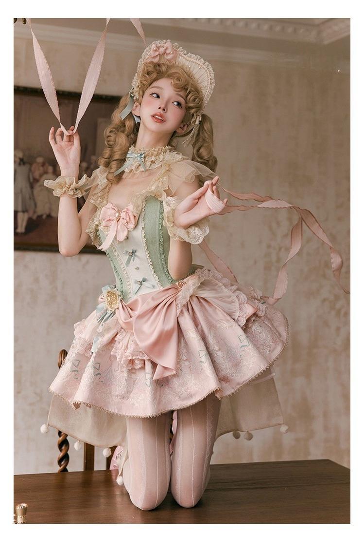 Nikki Tomorrow~Deer Dreaming~Sweet Lolita JSK Bodice Dress with Detachable Straps