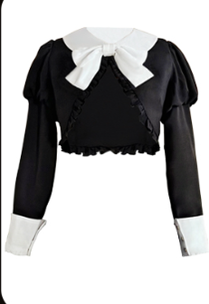 Letters from Unknown Star - Collection box - Spring Black Lolita OP S coat only