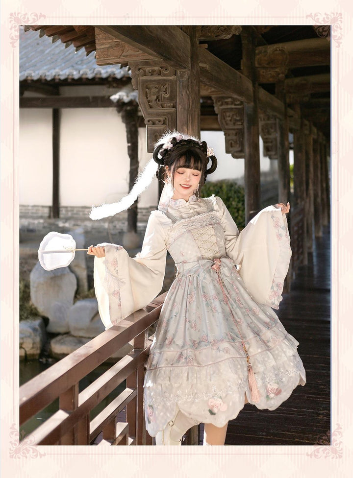 Bramble Rose~Exquisite Luo Shen~Qi Lolita OP Dress Chinese Style Lolita JSK 41402:694186