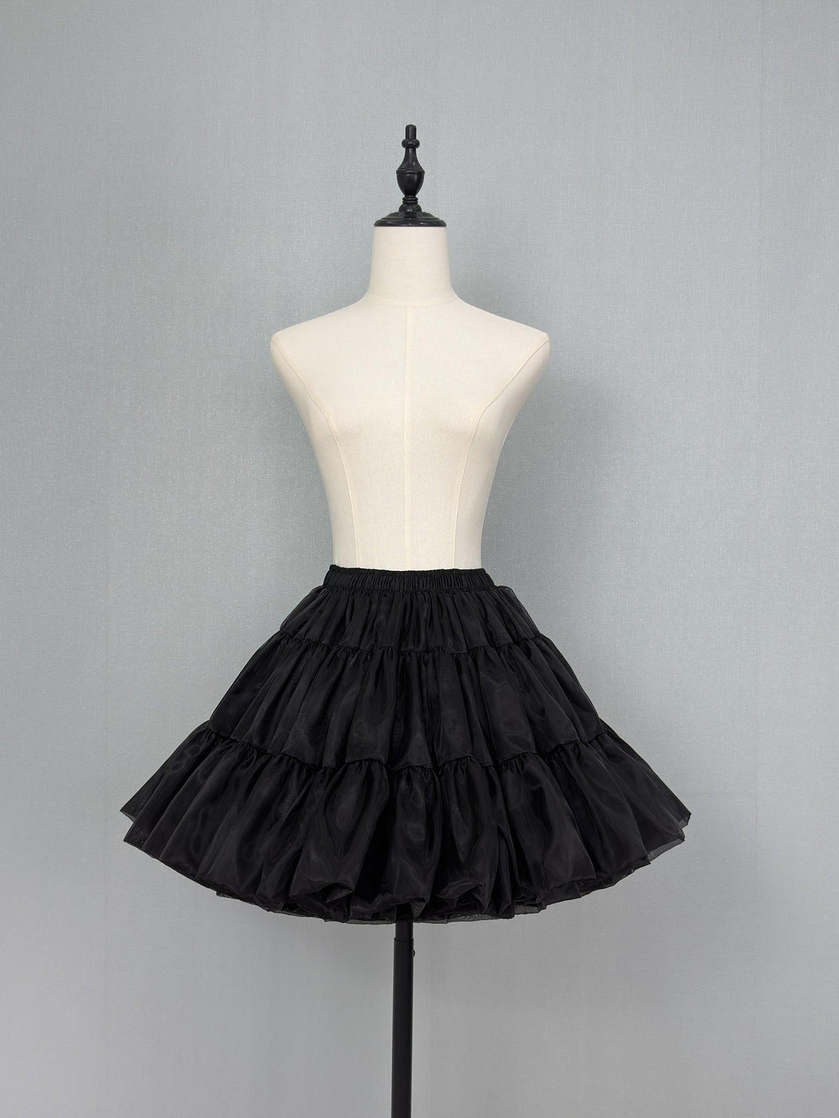 Noloria 15.0" (38 cm) High Volume Lolita Petticoat, Sugar Puff Black One Size