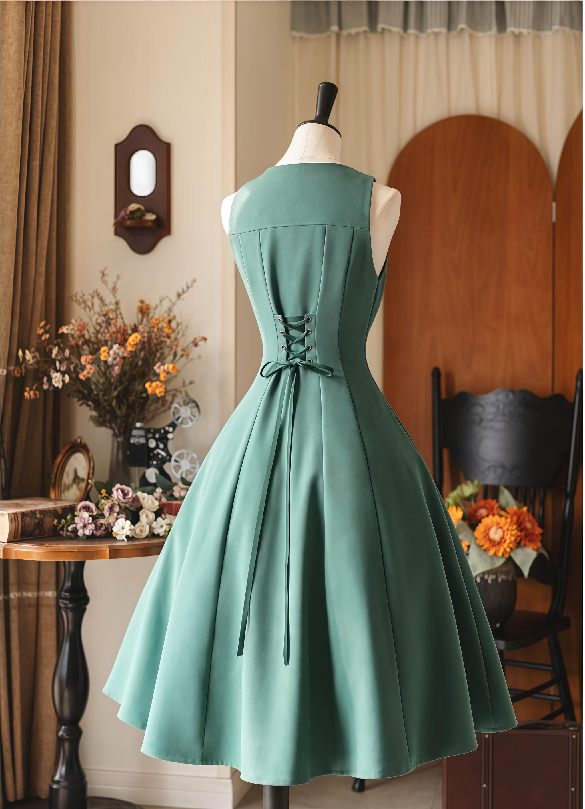 Forest Corridor - Classic Lolita Bust Supporting JSK, Waisted Shirt