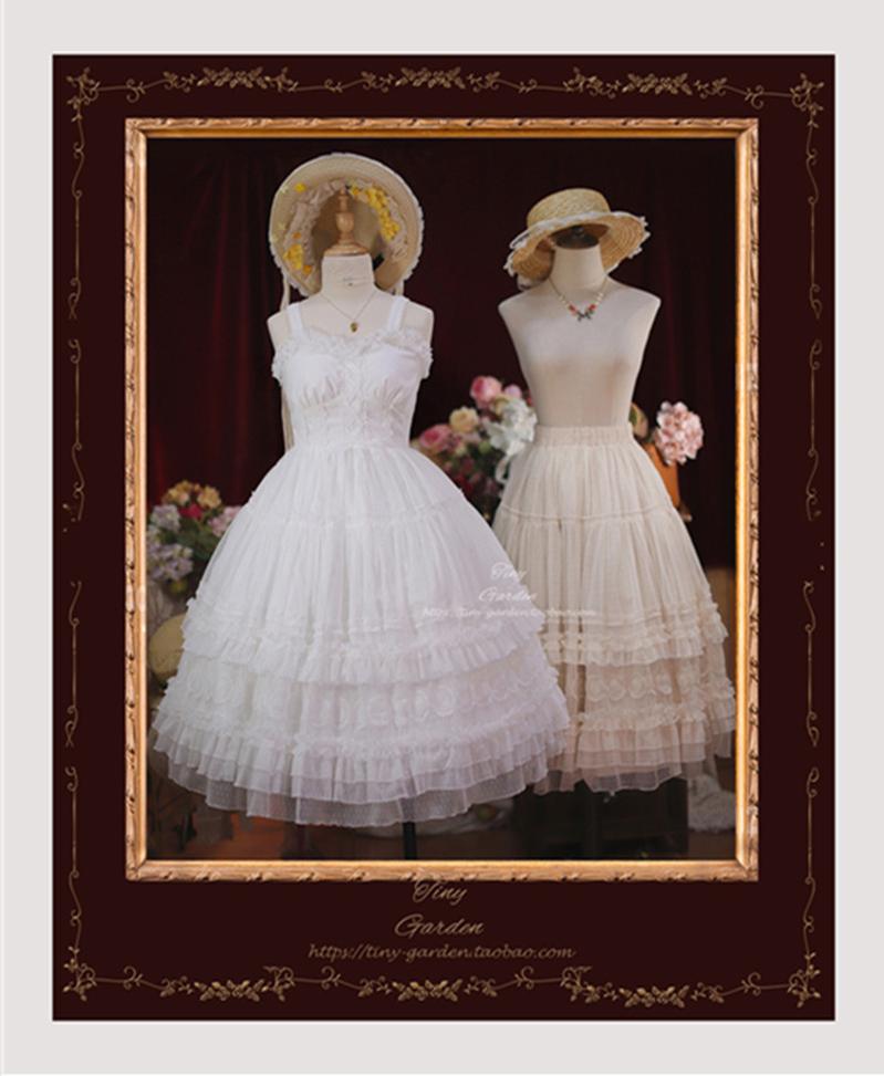(BFM)Tiny Garden~Elegant Chiffon Lolita Dress Silky Short Dream Bouquet JSK   