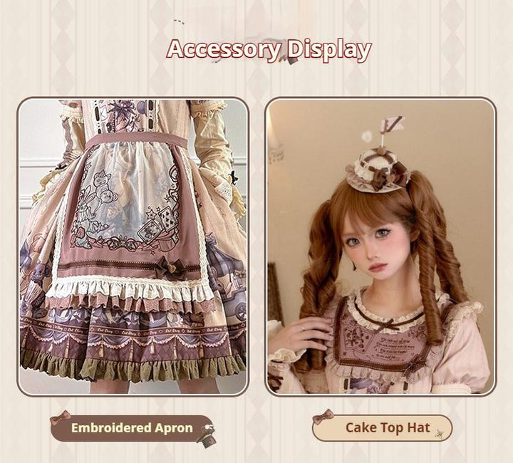 Spireme Cat~Doll Diary~Kawaii Lolita Dress Suit Doll-like Dress