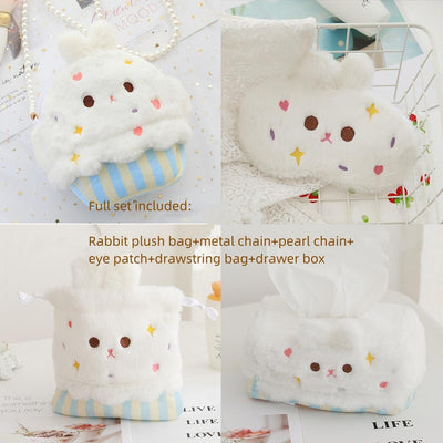 (BFM)PiggyLass~Cute Plush Lolita Bag Rabbit Cake Bag rabbit cake cake Full Set  