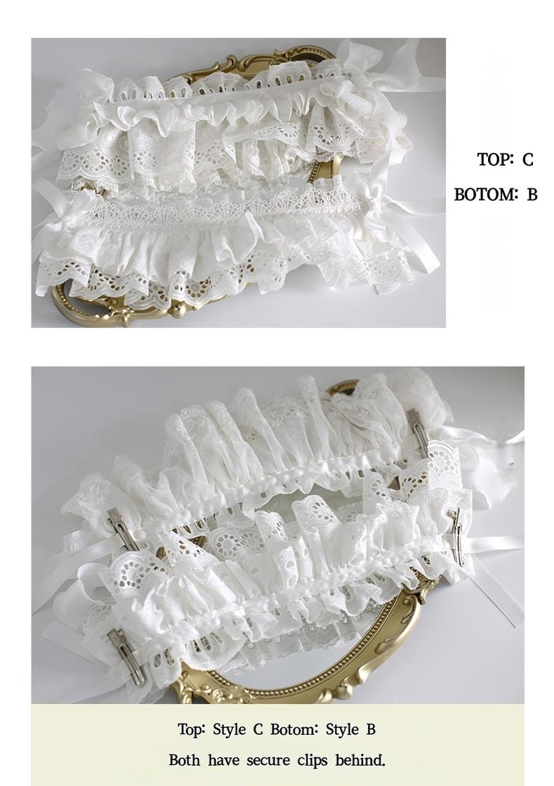 Xiaogui - Doll-Like Lace Lolita Hairband 40788:798286