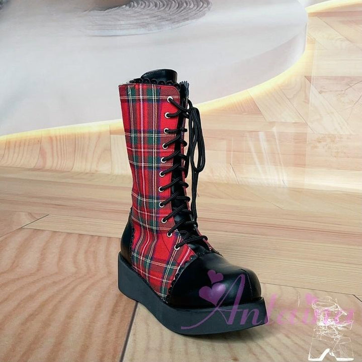 Antaina~Daily Lolita High Platform Shoes Customized Lolita Boots