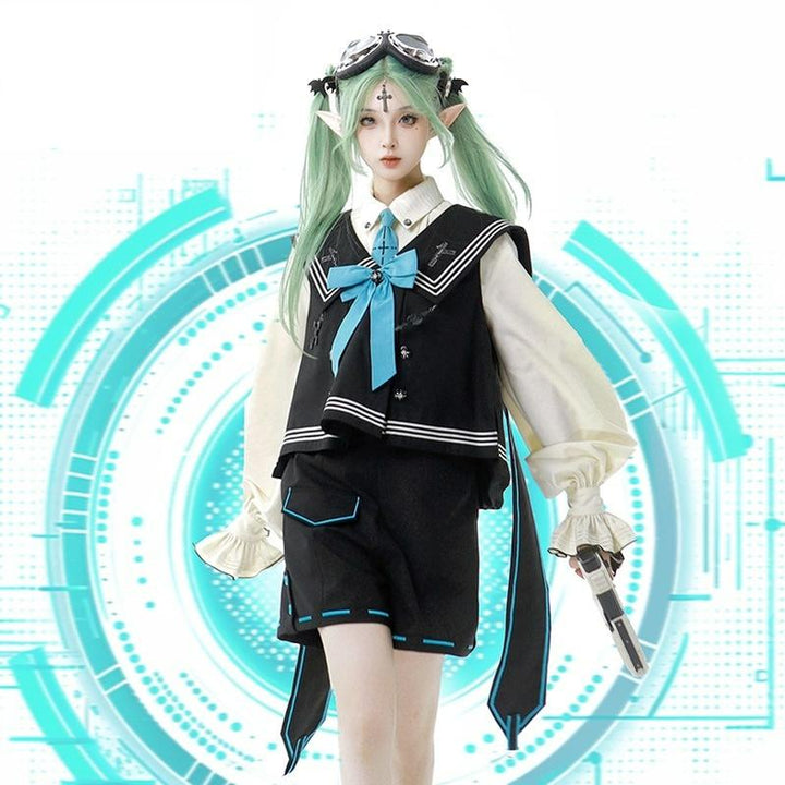 LizBird~Wizard's Guide~Ouji Lolita Suit Prince Lolita Shorts and Vest