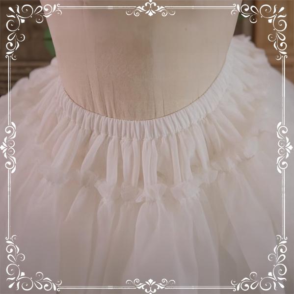 Aurora&Ariel - Super Puffy A-Line Lolita Petticoat | 18" (45cm) Length, Cotton Lining