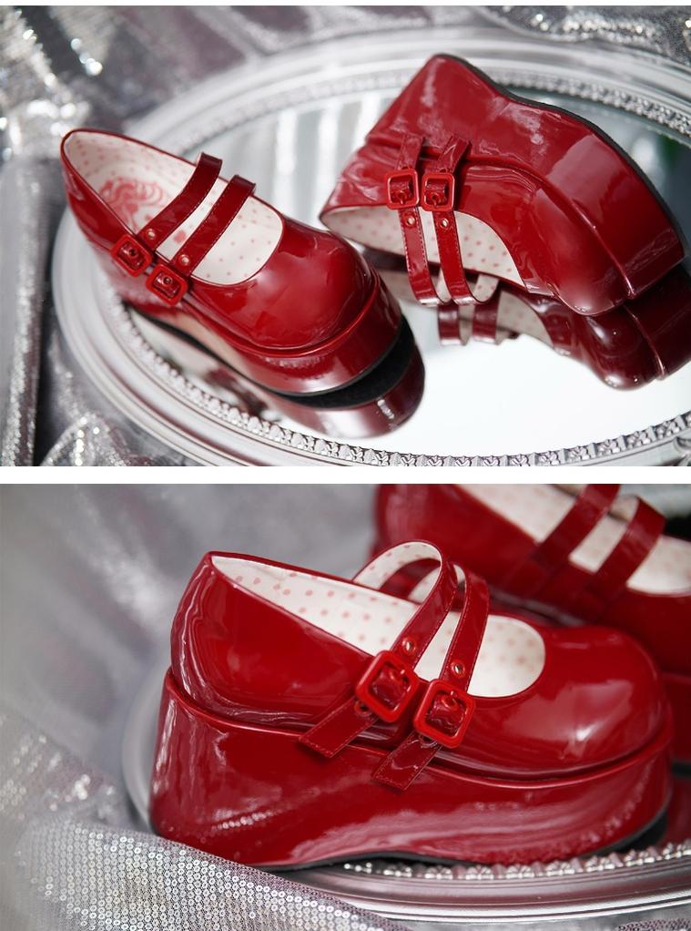 MODO~Sweet Lolita Platform Shoes Multiple Colors Elevated Shoes