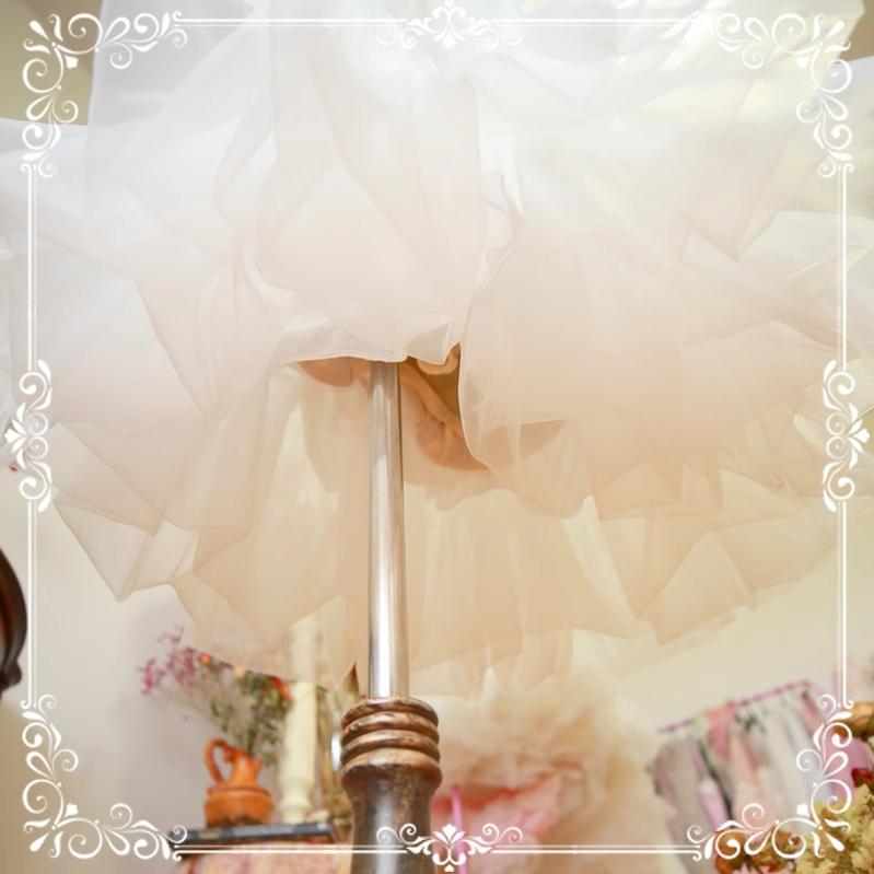 Aurora&Ariel - Mini A Line Lolita Petticoat | 18" (45cm) Length, Cotton Lining