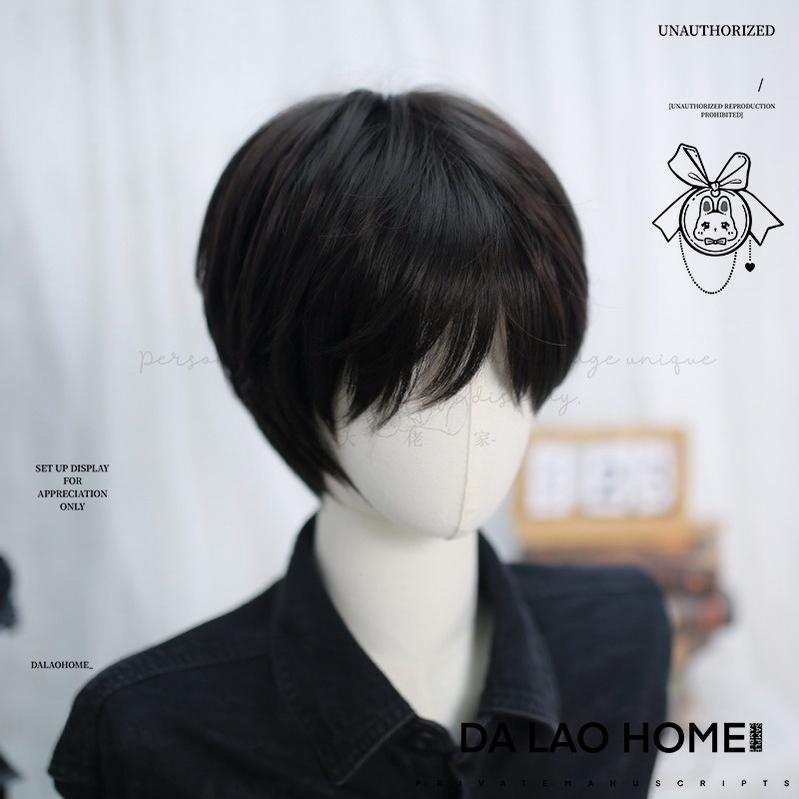 Dalao Home~Ouji Lolita Short Wig with Natural Color and Layered Cuts