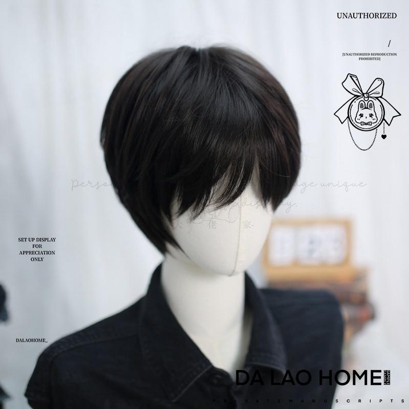 Dalao Home - Ouji Lolita Short Wig with Natural Color and Layered Cuts
