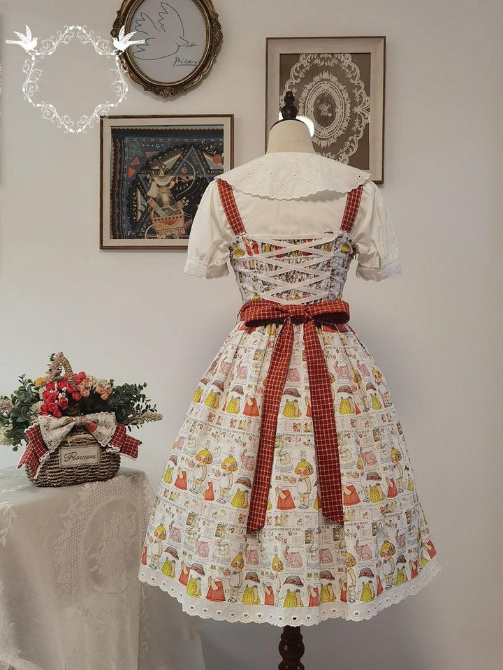 Miss Cube~Dress Up Dolls~Summer Kawaii Lolita JSK Dress Customized Size 42134:727983