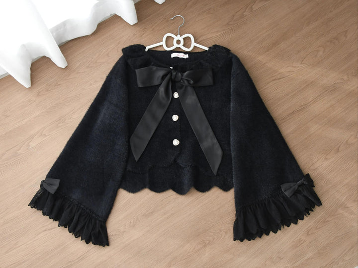 MIST~Qian's Letter~Sweet Lolita Sweater Winter Cardigan Coat (L M S) 41842:720758