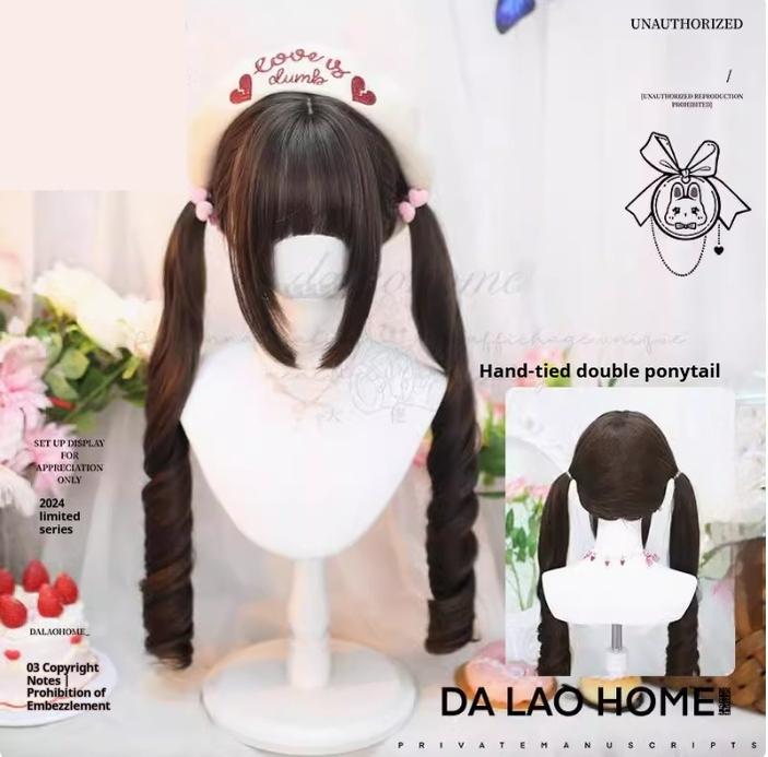 Dalao Home~Sweet Lolita Wig Roman Roll and Curly Wave Wig