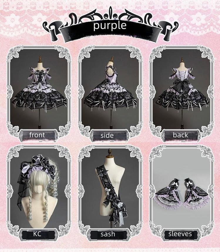 Puppets and Doll - Dream Bow - Bow Decoration Voile Gorgeous Lolita JSK