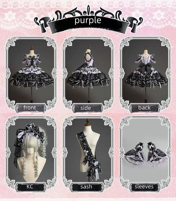 Puppets and Doll - Dream Bow - Bow Decoration Voile Gorgeous Lolita JSK
