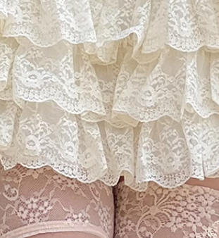 Diamond Honey~Thousand Layer Cream~Sweet Lolita Lace Pumpkin Skirt Bloomer   