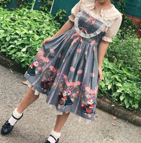 Niu Niu~Plus Size Lolita Blouse Oversized Short Sleeve Shirt   