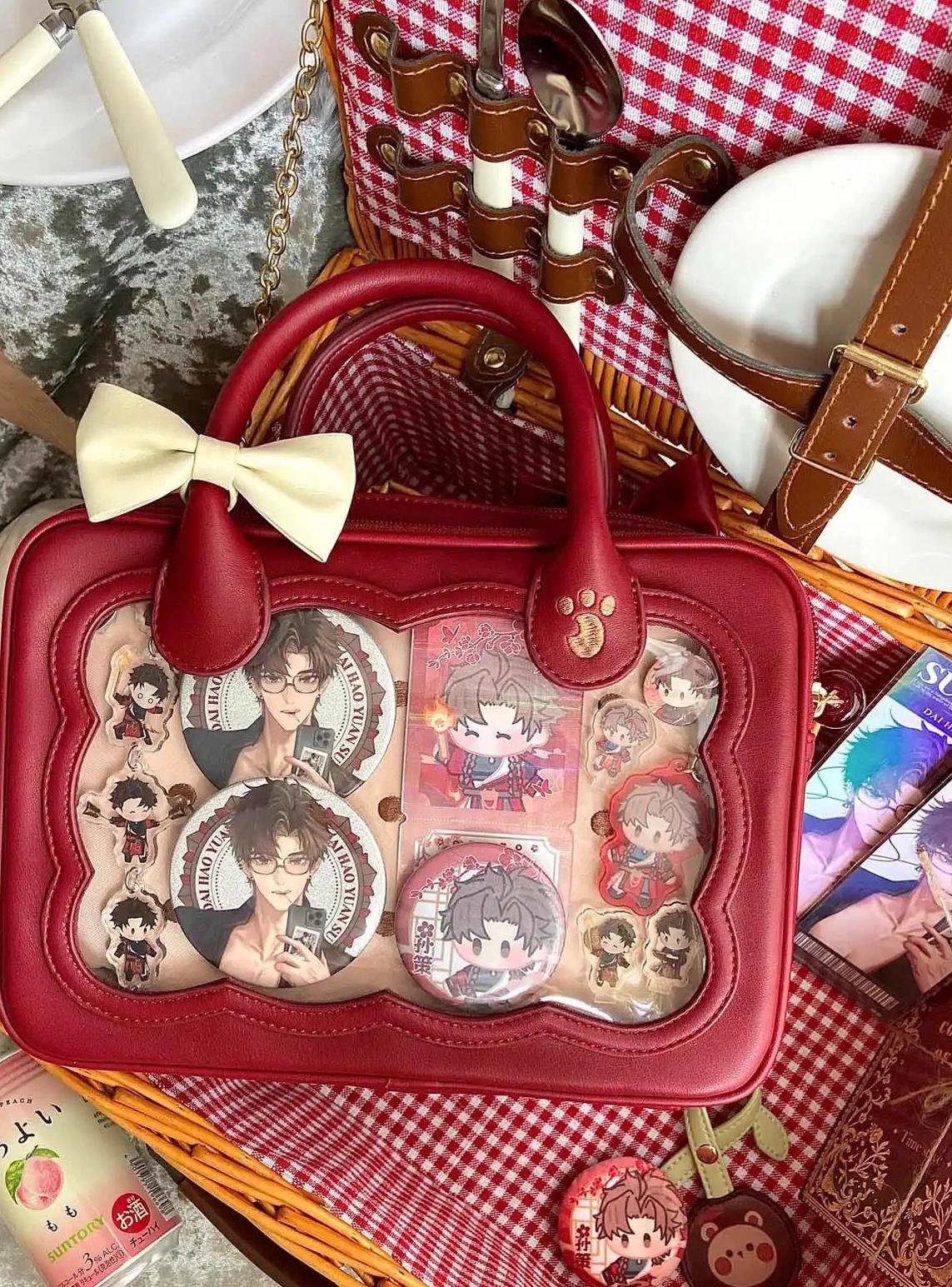 Morning Glory~Kawaii Lolita Bag Cherry Biscuit Shoulder Crossbody Handbag 36810:533842