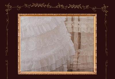 (BFM)Tiny Garden~Elegant Chiffon Lolita Dress Silky Short Dream Bouquet JSK   
