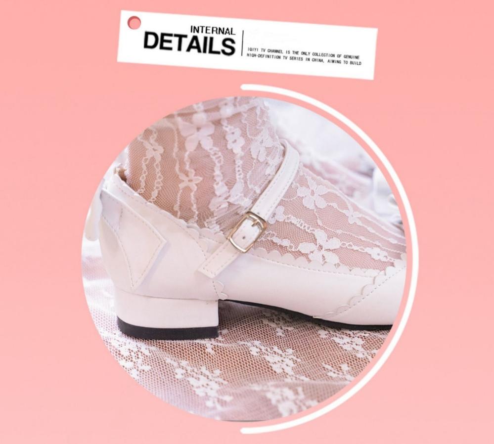 Sosic - Round Toe Lolita Shoes Sweet Bow Design Size 33-41