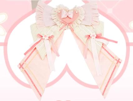 FelinaeCookieLolita~Cupid~Sweet Lolita OP Dress Set Pink Lolita Dress XS Cotton candy bow 