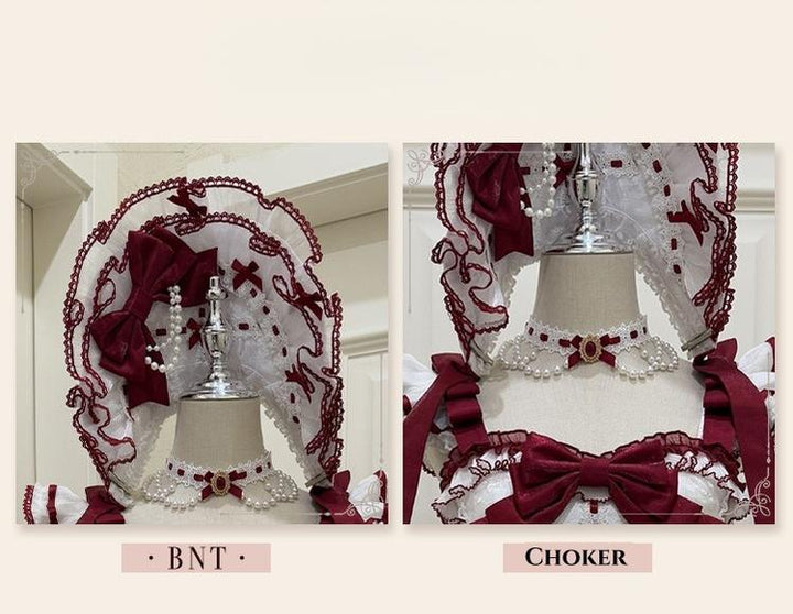 Sakurahime - Velour Love - Princess Sweet Lolita JSK Dress, Tiered Ruffles A BNT Only S