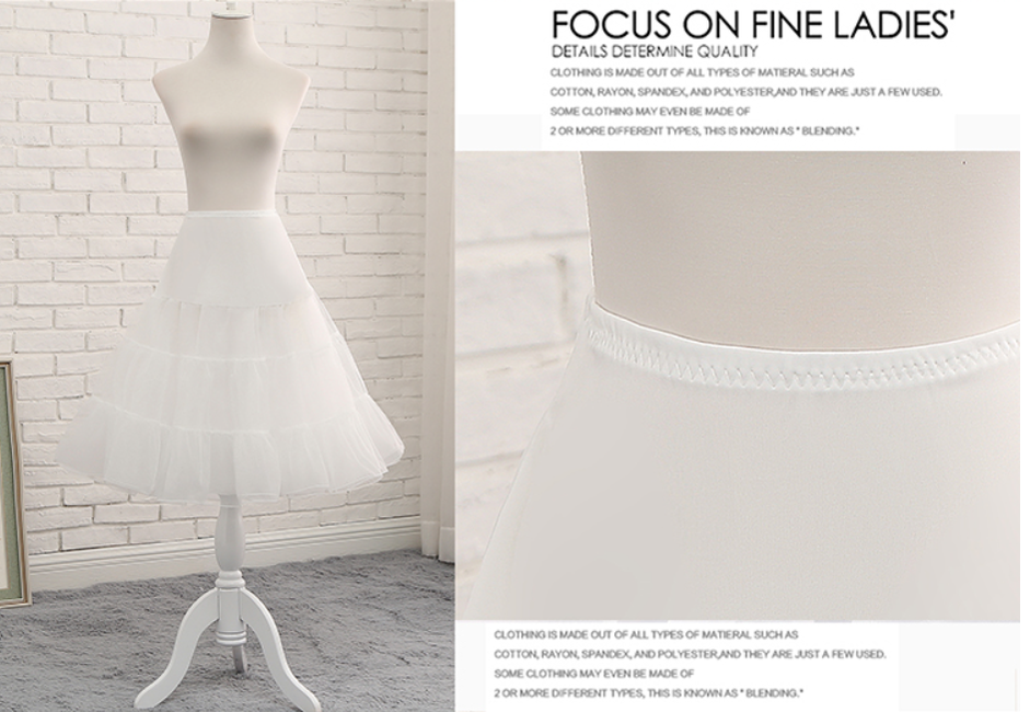 Manyiluo - Cosplay Medium-length Boneless Lolita Petticoat