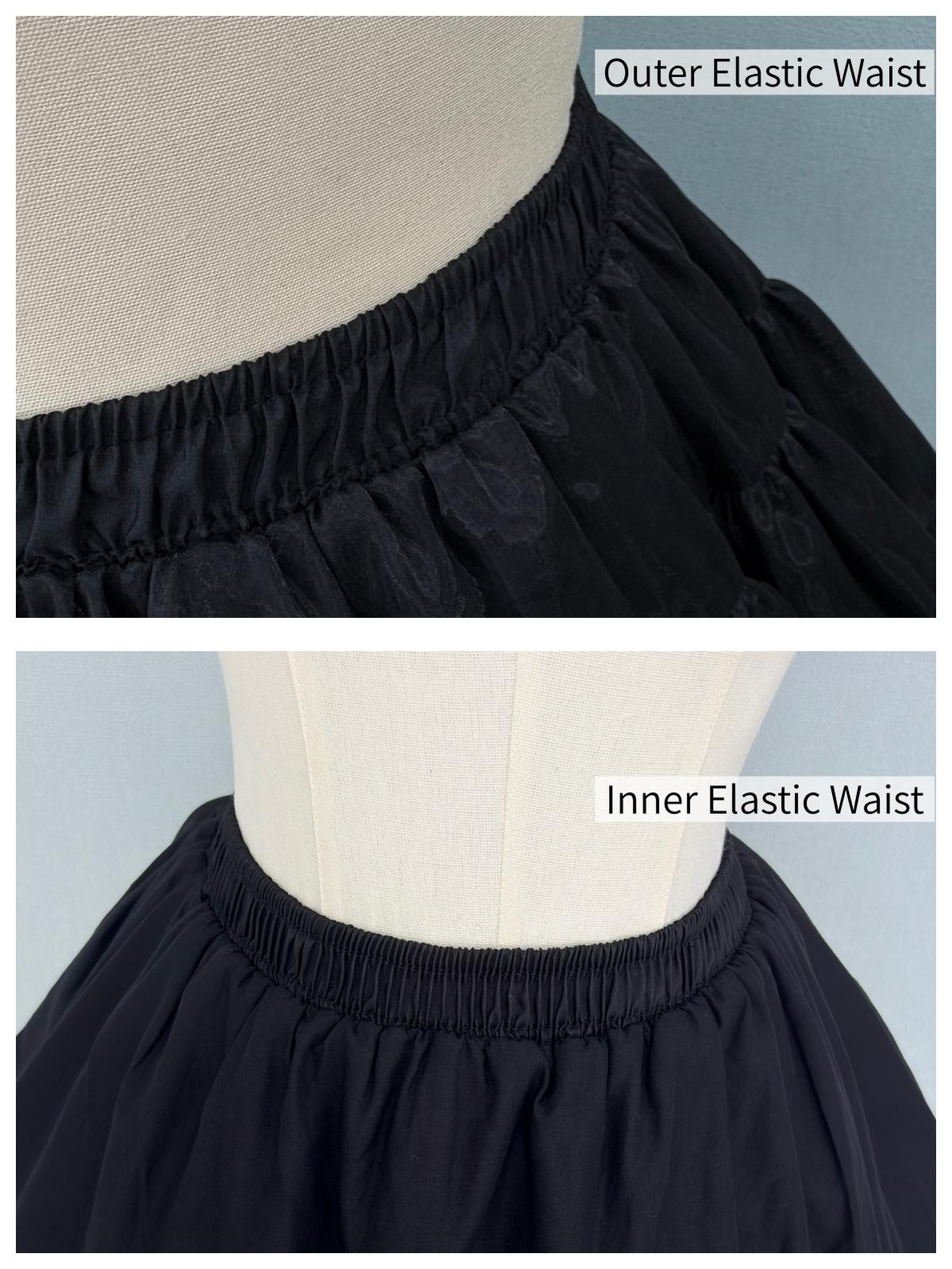 Noloria 15.0" (38 cm) High Volume Lolita Petticoat, Sugar Puff