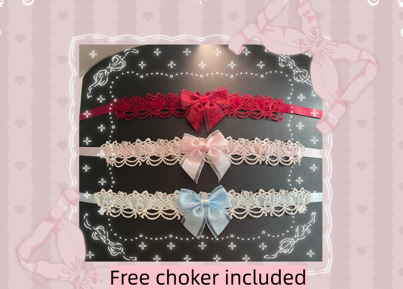 Charlotte Bouquet - Old School Lolita JSK Set, Embroidery & Bows 45093:835415