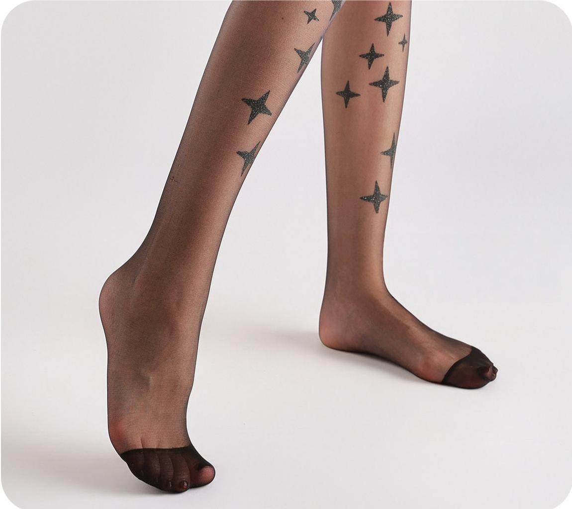 Printed Gothic Lolita Pantyhose, Gradient Color