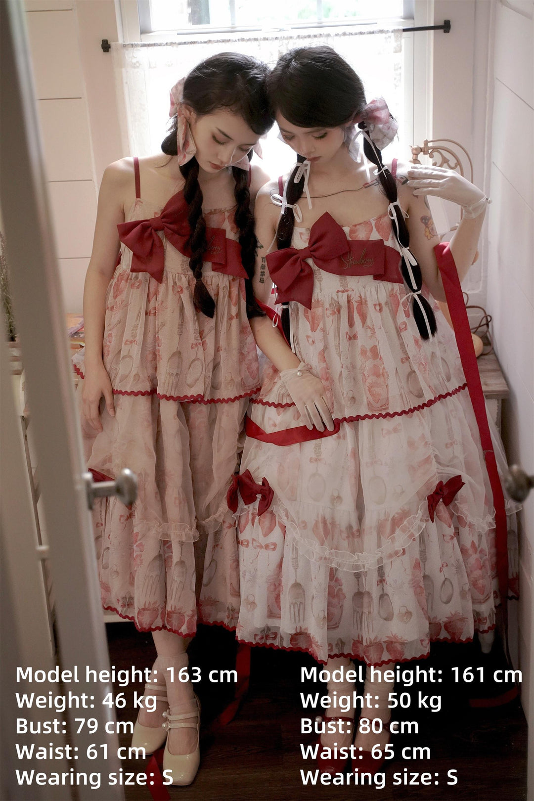 Babyblue~Strawberry Box~Sweet Lolita JSK With Strawberry Print 42972:760749