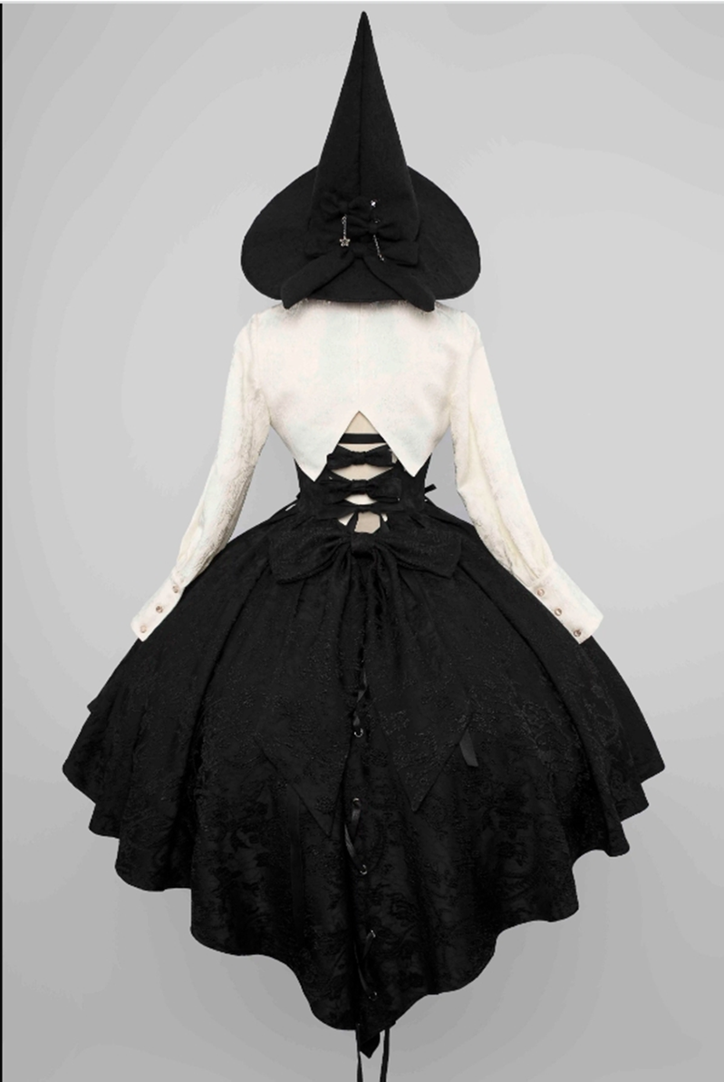 Strawberry Duck~ Gothic Lolita Dress Black and White Lolita JSK – 42Lolita