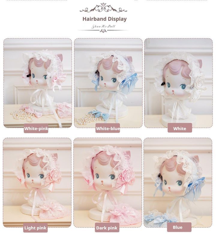 Mengfuzi~Old School Lolita Headdress Lovely Lolita BNT and Accessories