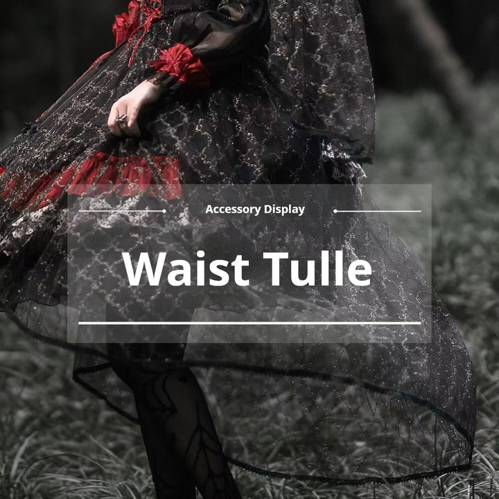 Uncle Wall Original~Beria Night~Gothic Lolita OP Black and Red Lolita Dress 40708:675180