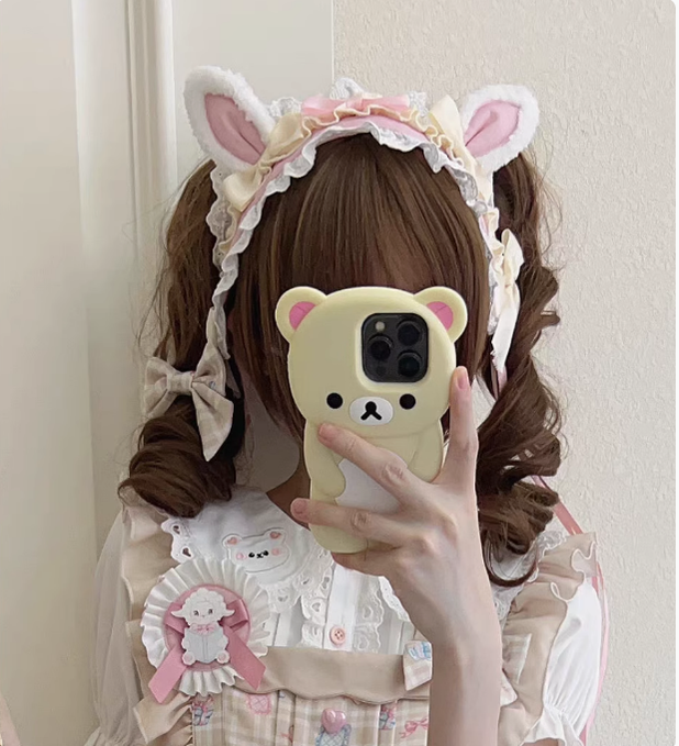 Cinderella - Goat Baa Bedtime Story - SheepPrint Kawaii Lolita JSK (L S) 15516:776203