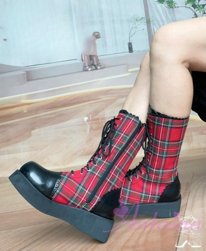 Antaina~Daily Lolita High Platform Shoes Customized Lolita Boots