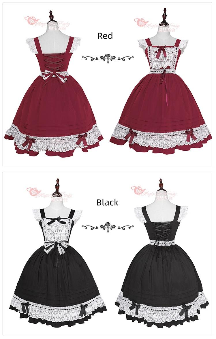 Magic Tea Party~Cute Lolita Jumper Skirt Multicolors JSK   