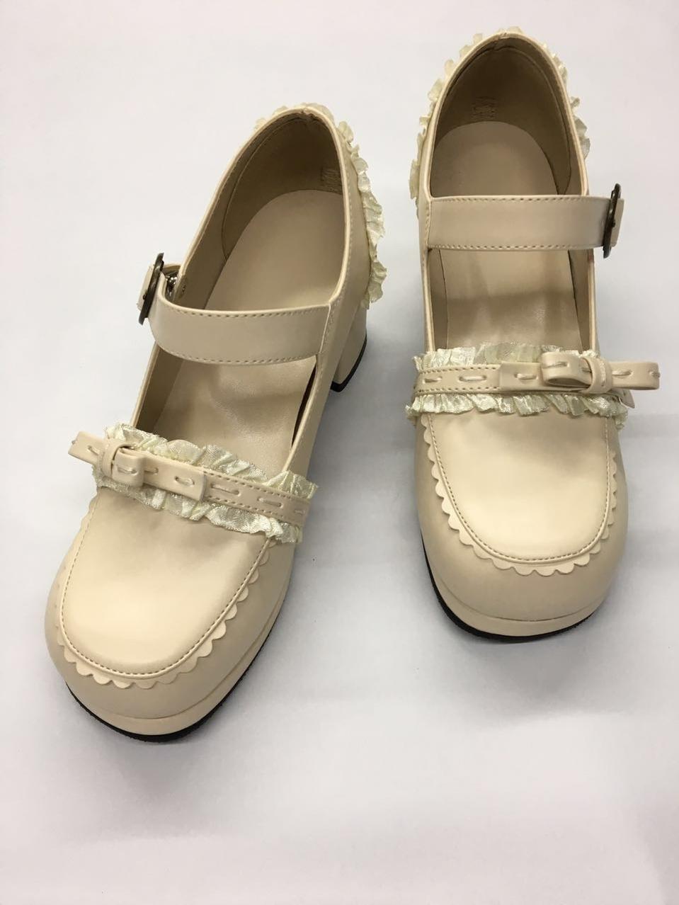 Bow Lace Customized Lolita Shoes
