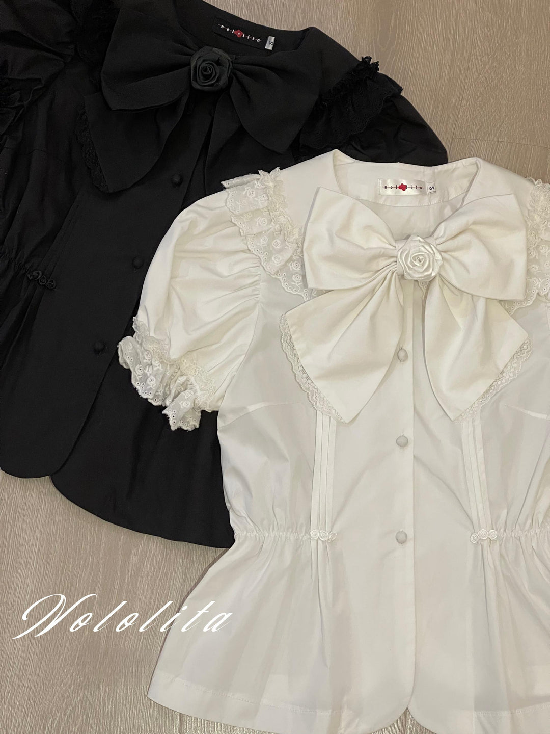 Nololita~Nightingale~Old School Lolita Shirt with Detachable Sleeves 41944:720656