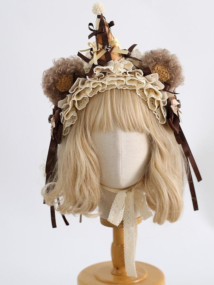 Xiaogui - Kawaii Lolita Headdress, Detachable Bear & Bunny Ears