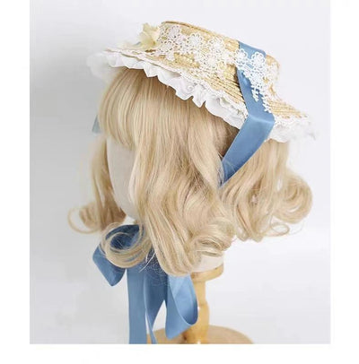Xiaogui~Muliti-Color Elegant Flower Wedding Hat   