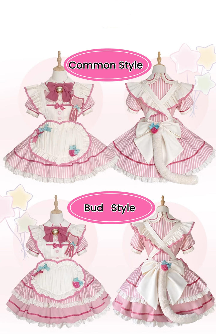 Sakurahime~Berry Bubble~Cute Lolita OP Dress Two Kawaii Styles   