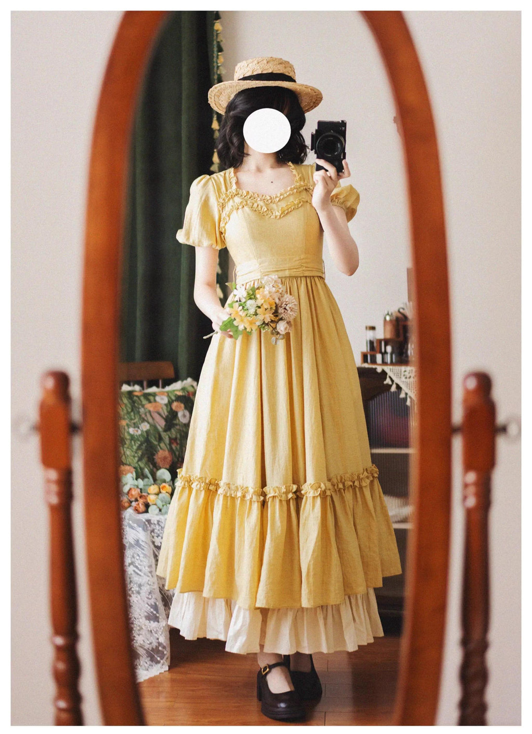 Forest Wardrobe - Forest Pastoral - Elegant Lolita Square Neck Long OP