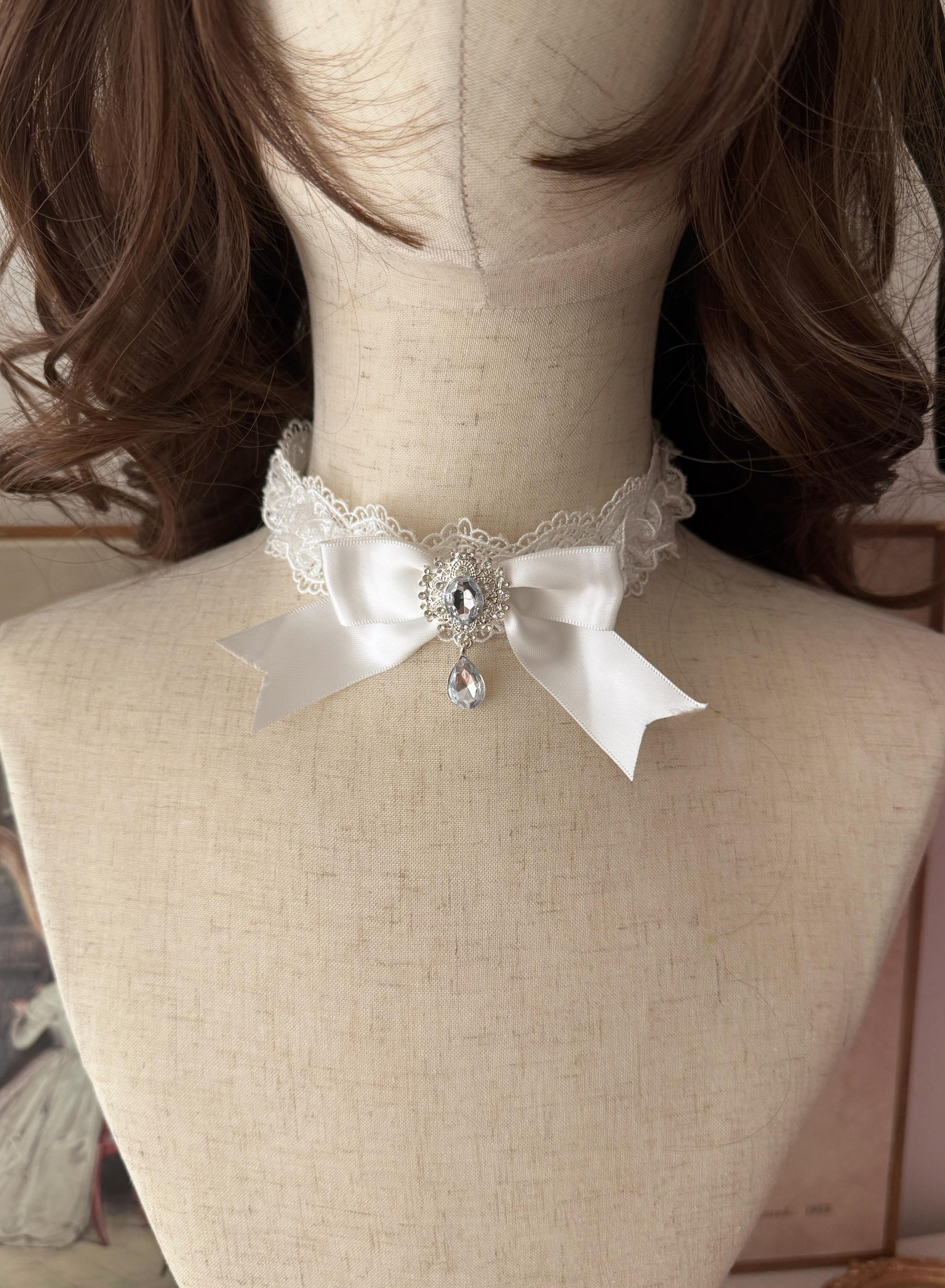 Sugar Girl - Snow Feather - Wedding Sweet Lolita JSK Dress, Multi-layered Lace Skirt 44125:797455