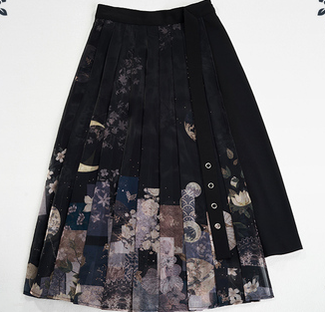 NyaNya~Fashionable Lolita Skirt Suits Multicolors free size black skirt 