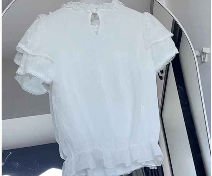 Sakurada Fawn~Plus Size Lolita Short Sleeve Shirt 19824:280216