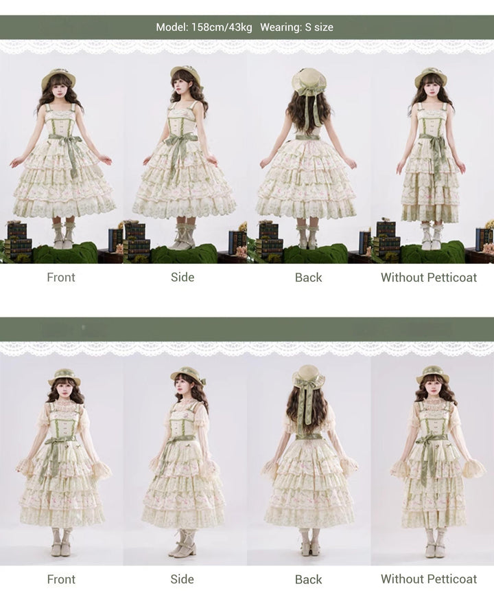 Mewroco~Daily Bunny~Classic Lolita JSK Dress with Bunny Prints